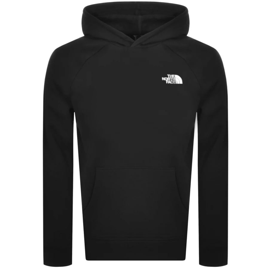 Alternative Image for ProductThe North Face Raglan Red Box Hoodie Black2